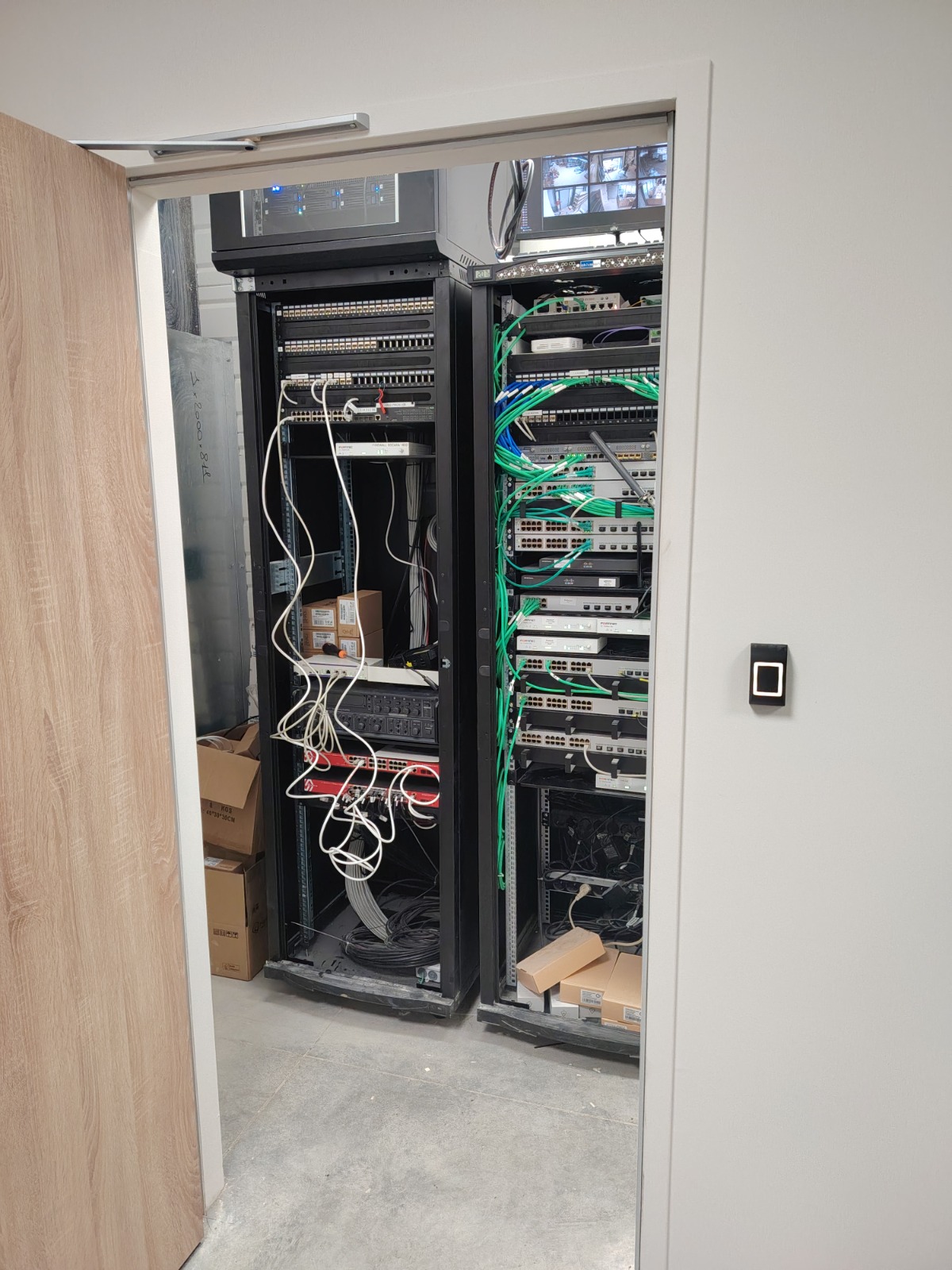 Vue d'ensemble du local technique